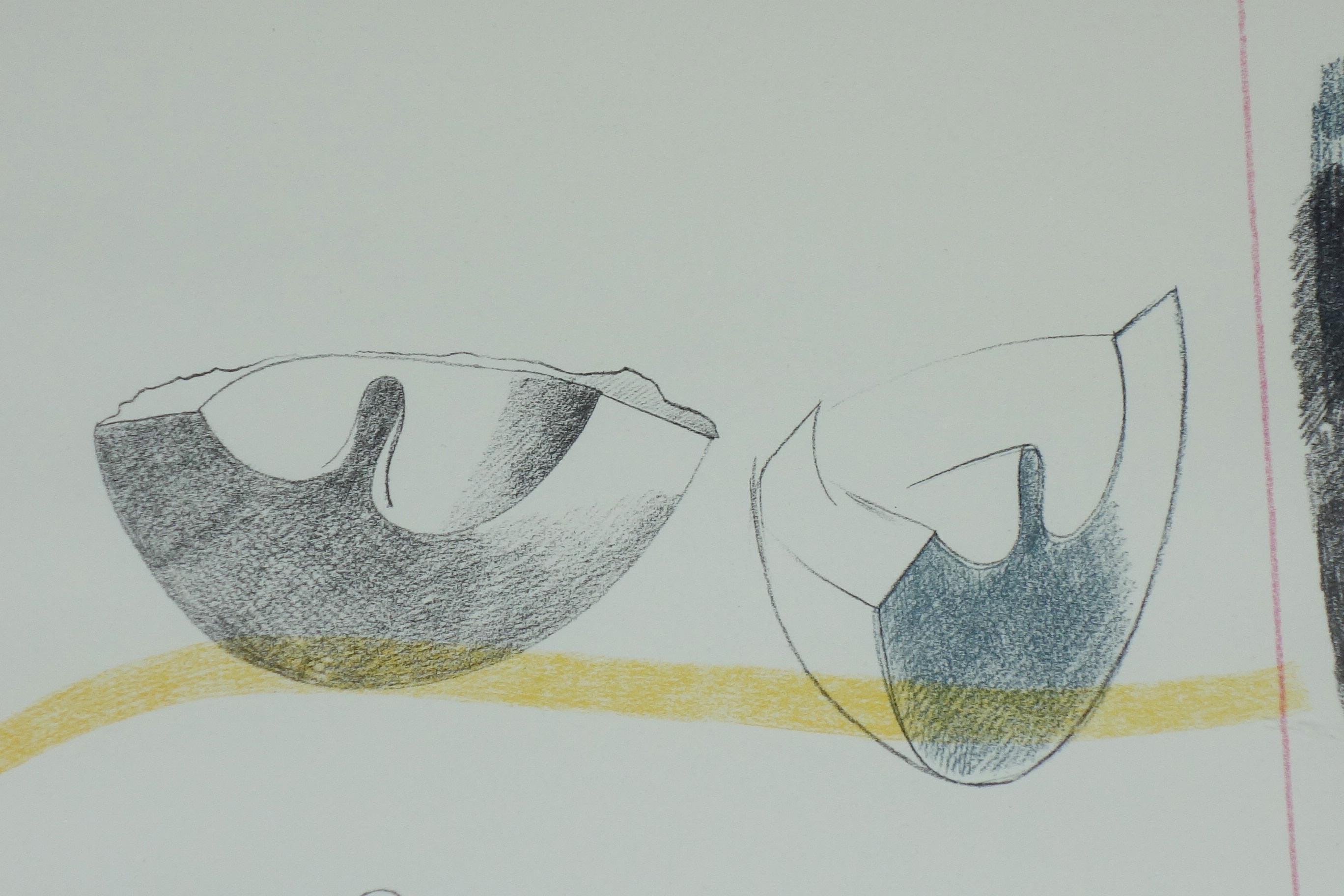 Sculpture d'art italienne Litographe de Giacomo Benevelli, 1970 en vente 1