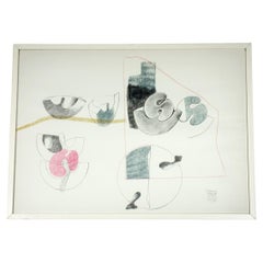 Giacomo Benevelli Litograph Italienische Kunstskulptur, Giacomo Benevelli, 1970