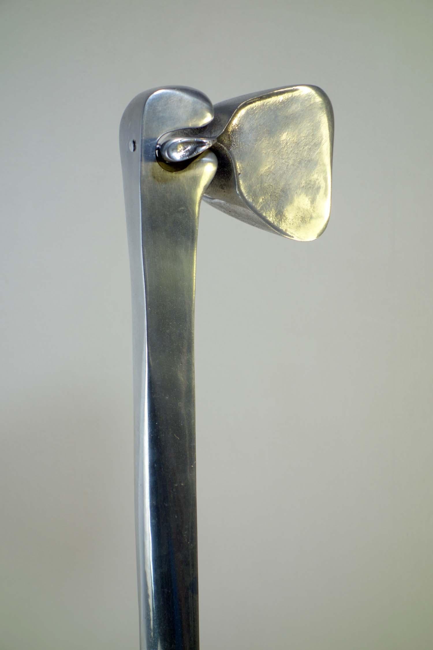 Giacomo Benevelli
1973

Cast Steel Inox Sculpture
Very Good Condiction

