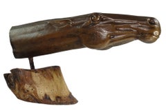 1970 Giovanni Gentiletti Italian Artist Horse Embossed Copper Sculpture