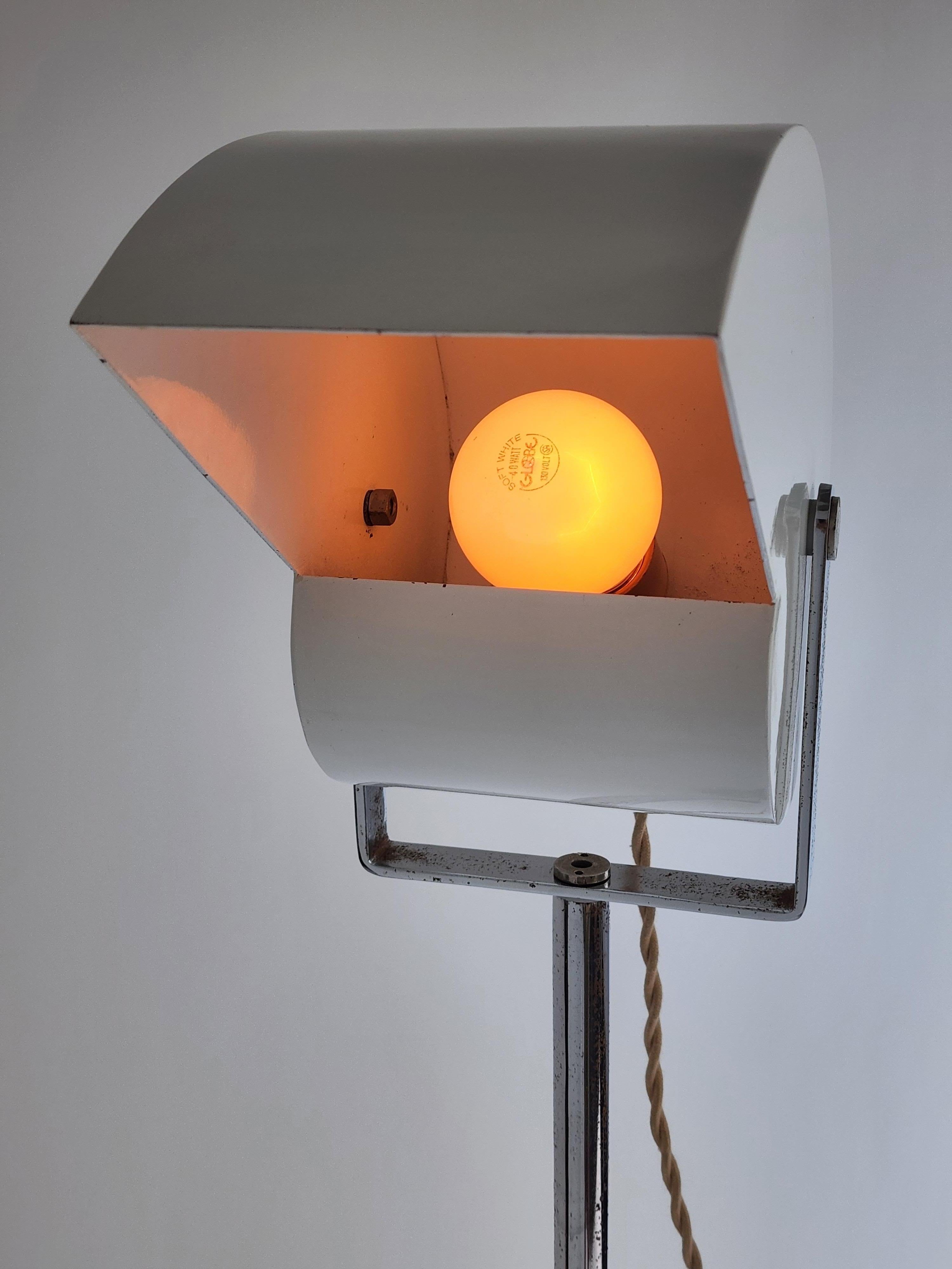 Mid-Century Modern 1970 Giuseppe Raimondi ' Snail ' Telescopic Floor Lamp for Studio Luce, Italy For Sale