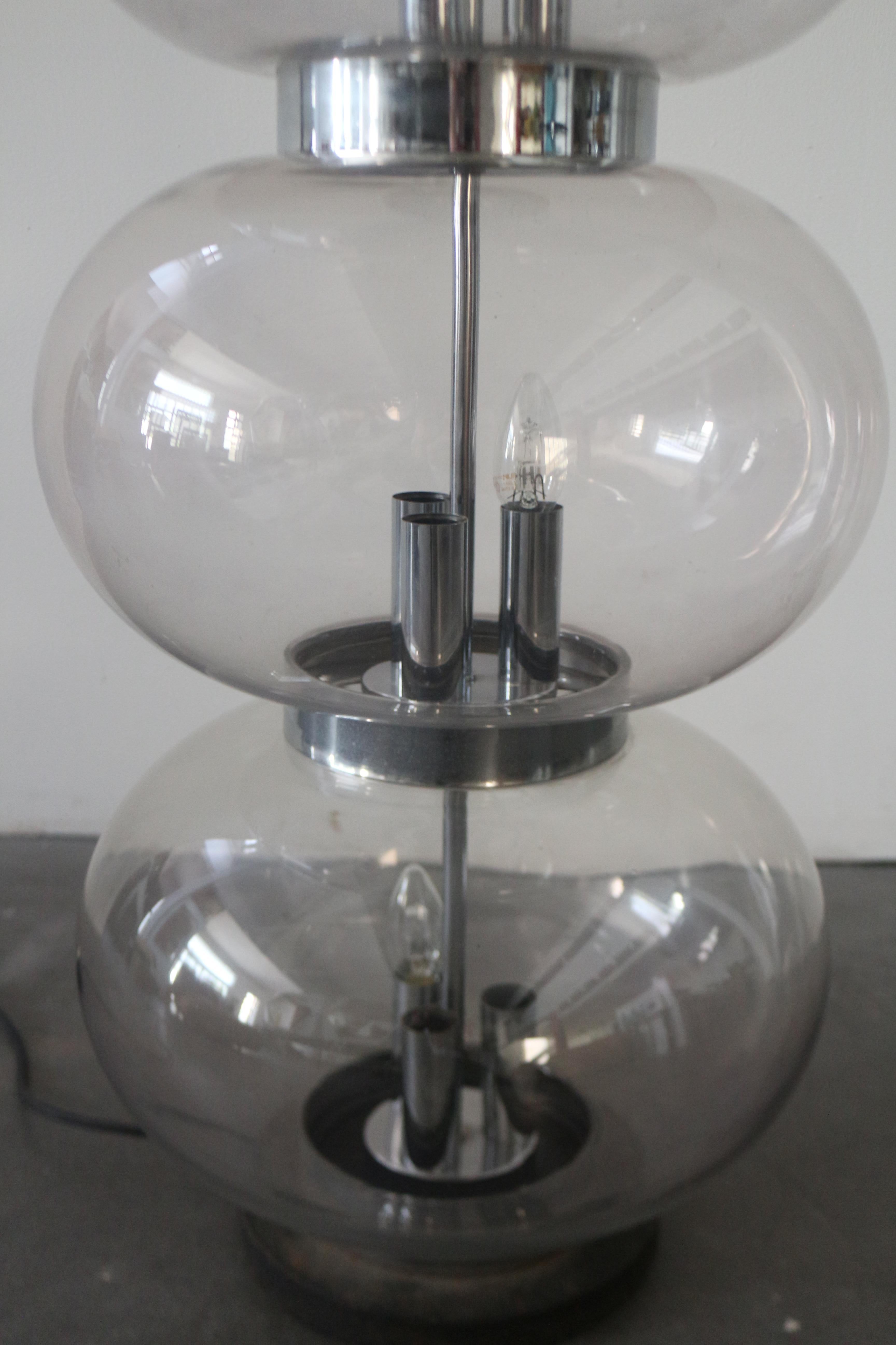 French 1970, Glass Lamp