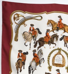 1970 Hermes Reprise by Ledoux Silk Scarf