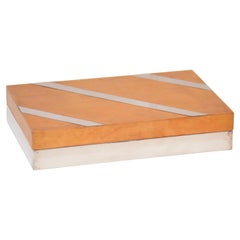 1970 Caja decorativa italiana Caja decorativa de madera