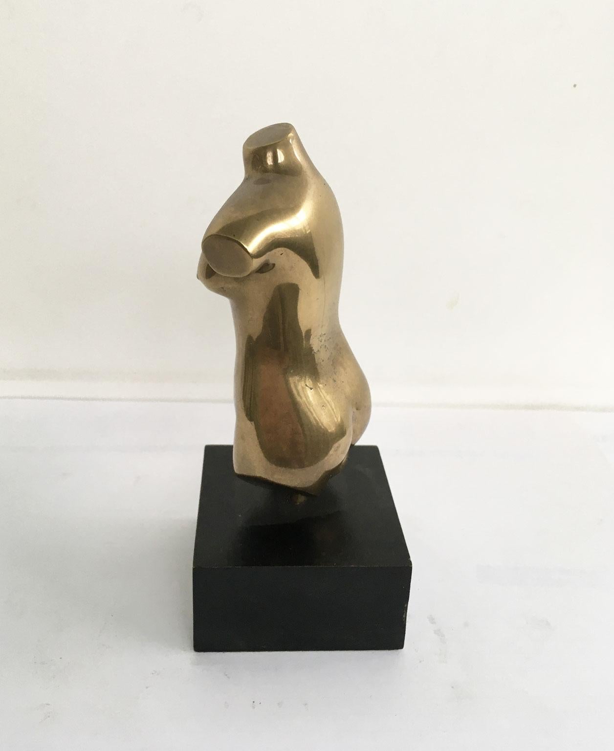 1970 Italy Bronze Abstract Sculpture by Cristiana Isoleri Reperto Fragment For Sale 3