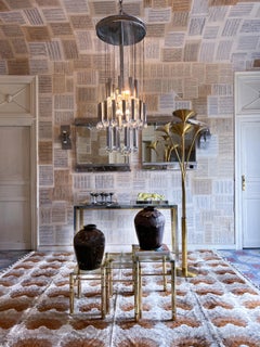 1970 Italy Gaetano Sciolari Sputnik Cascade Chandelier Crystal