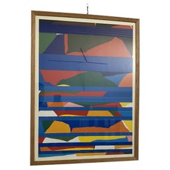 1970 Italien Postmoderne Mehrere Abstrakte Mehrfarbige Drucke von Piero Dorazio