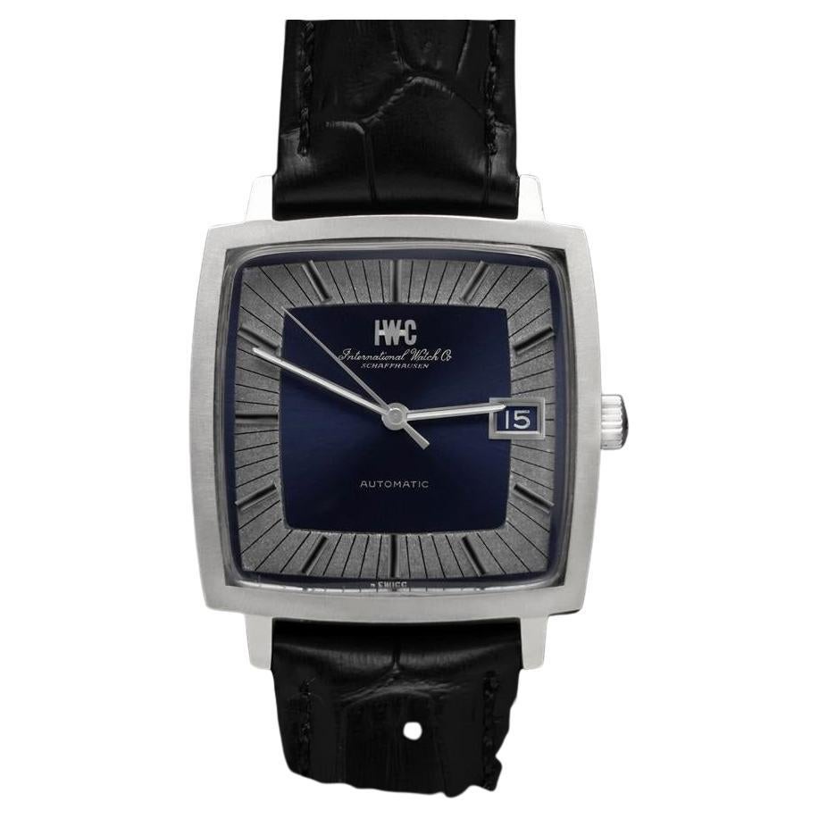 1970 IWC Vintage Mens Full Size "Compressor" Square Watch - Stainless Steel