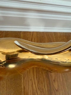 1970 Jaru style Gold Horse Sculpture