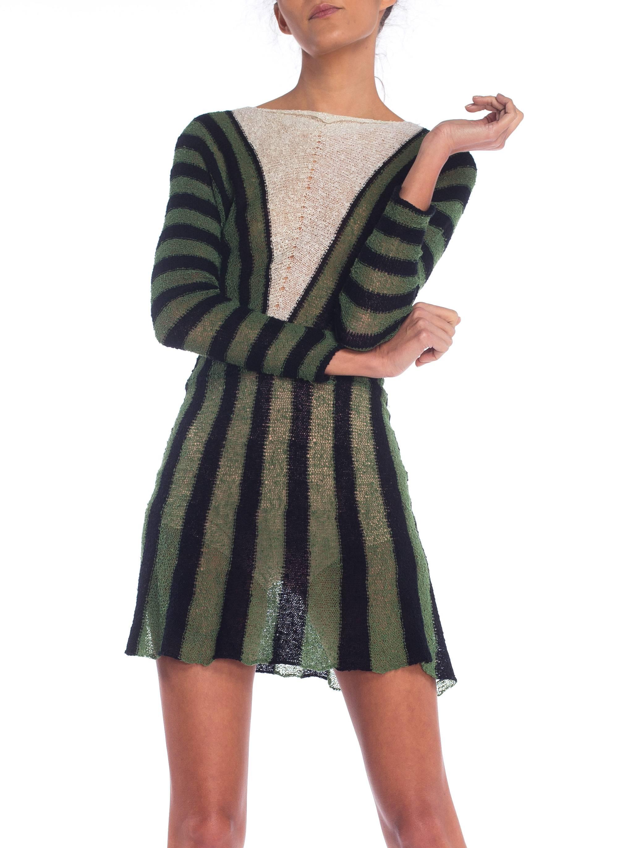 1970 Knit striped dress  2