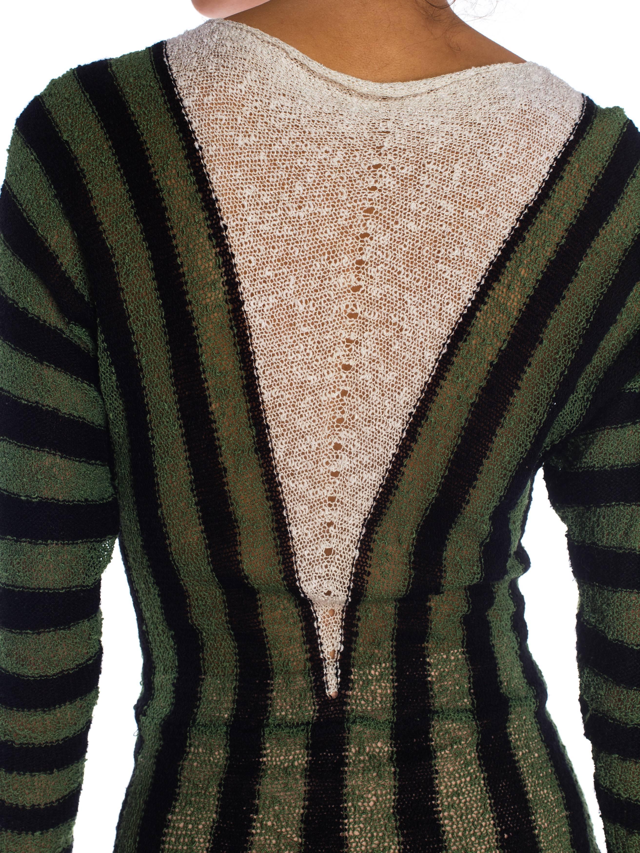 1970 Knit striped dress  4