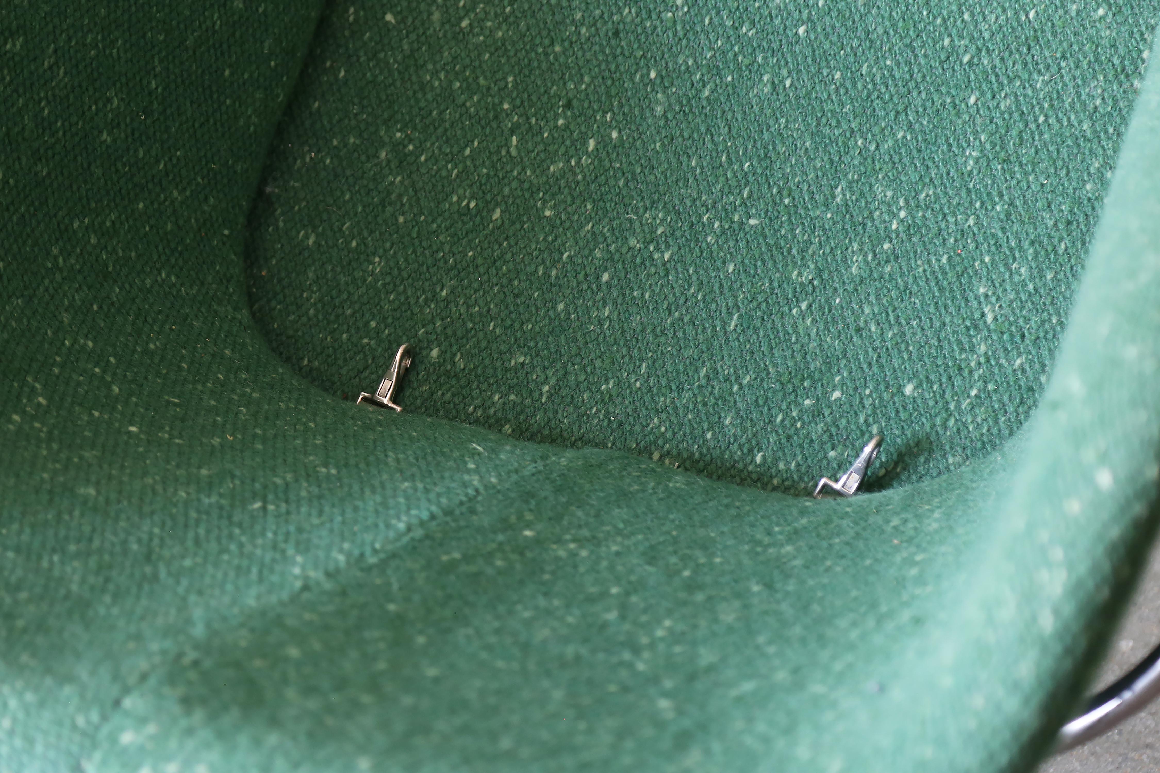 Knoll Womb Chair aus grüner Wolle, 1970 im Angebot 5
