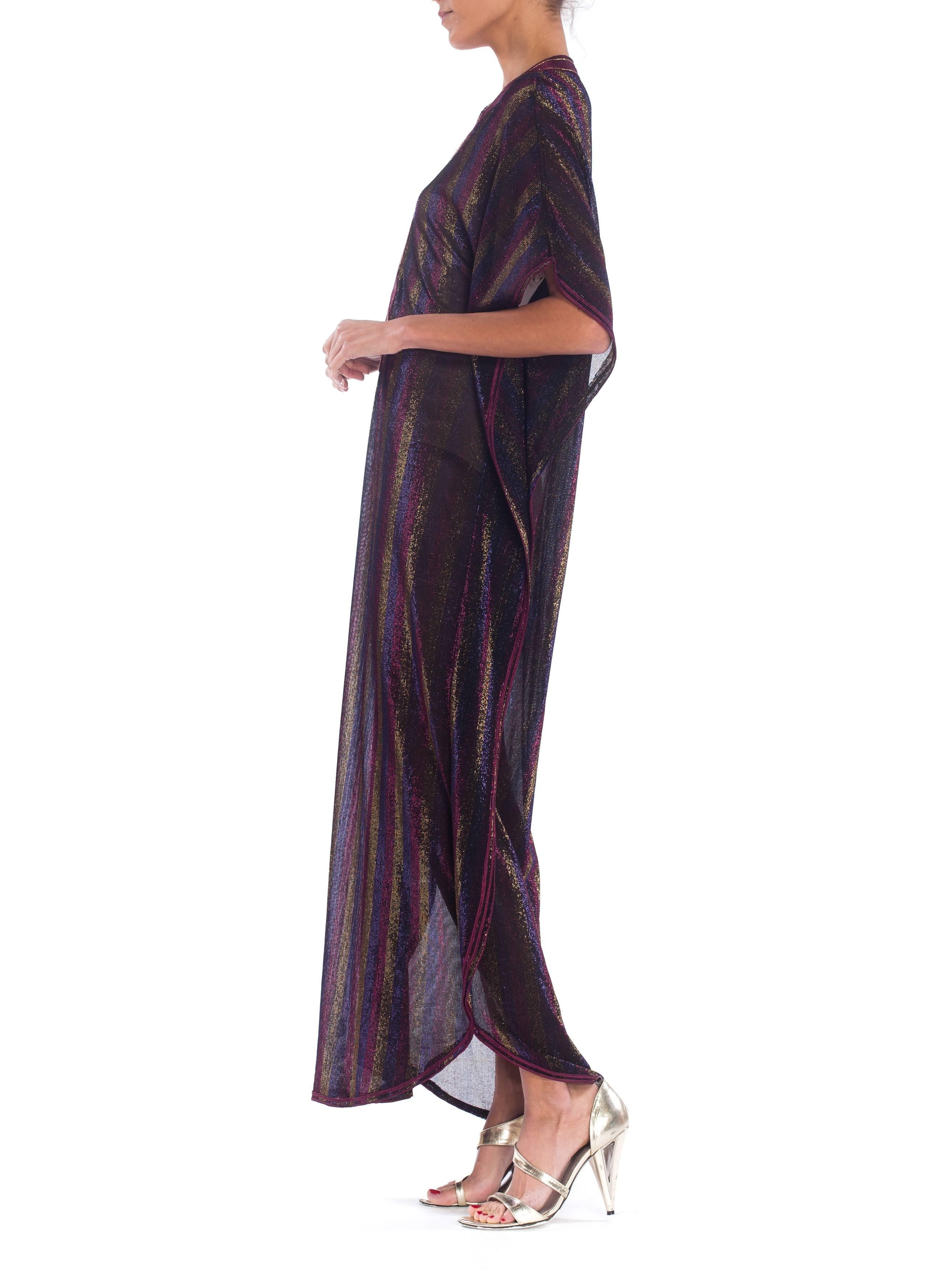 Women's or Men's 1970 Lame Caftan Kaftan