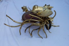 1970 Lamp with Bunch of Grapes Fernandez or Duval Brasseur for Honore, Paris