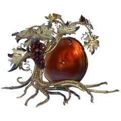 1970 Lamp with Bunch of Grapes Fernandez or Duval Brasseur for Honore, Paris