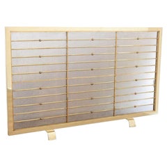 1970 Large Brass Mantel Screen from the Maison Honoré