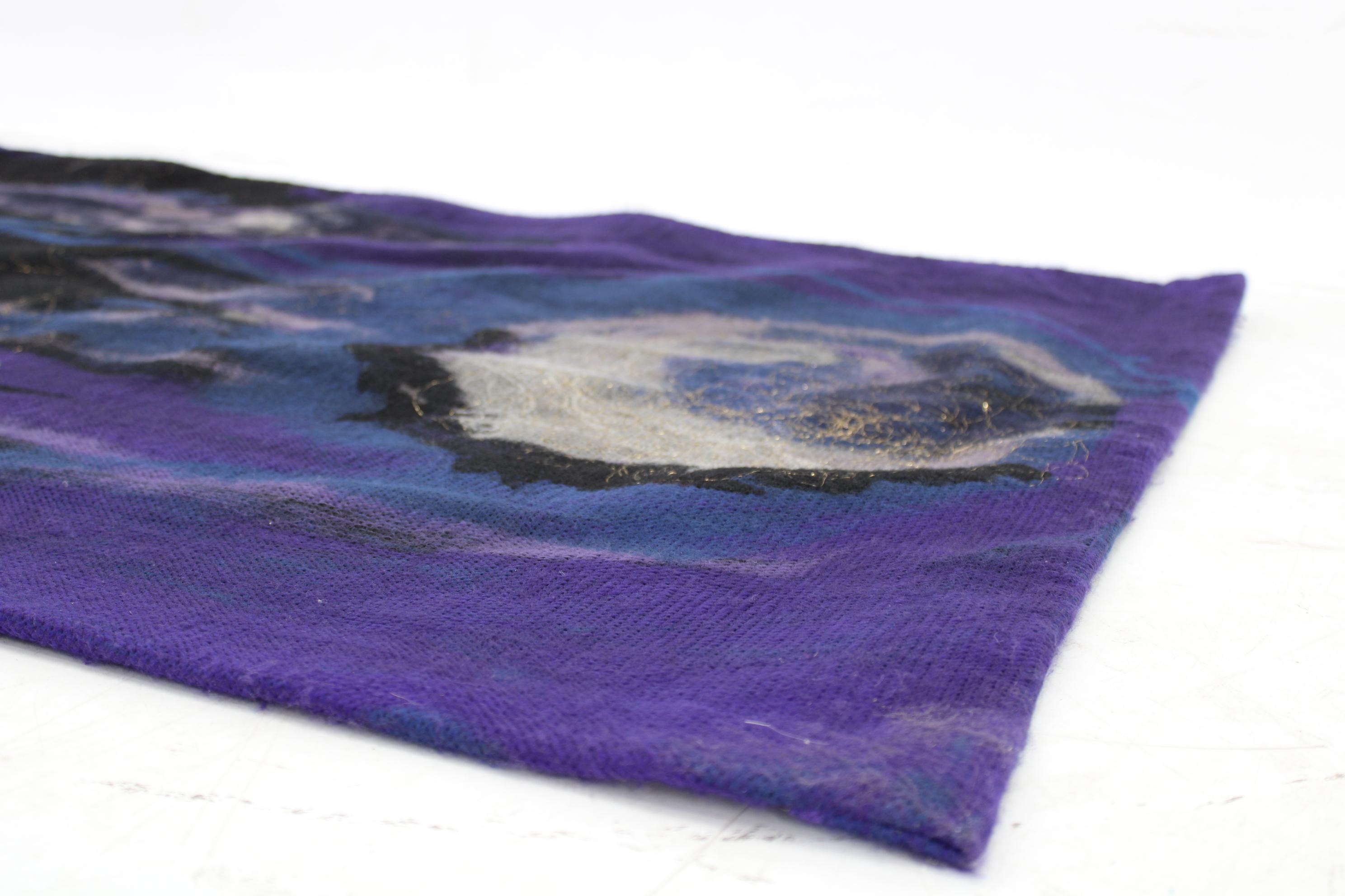 1970 Large Wool Tapestry by Art Protis , Czechoslovakia In Good Condition For Sale In Praha, CZ
