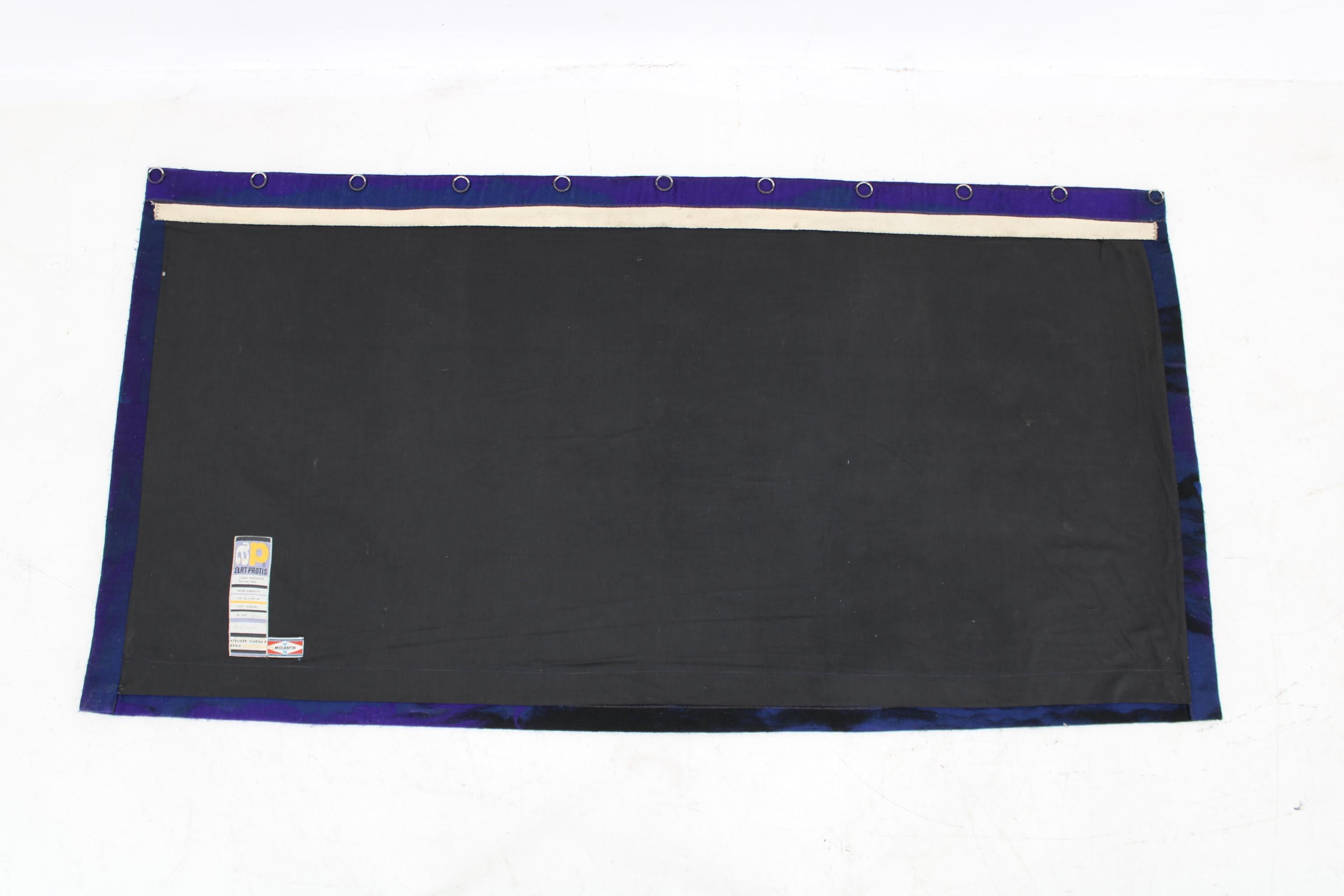 1970 Large Wool Tapestry by Art Protis , Czechoslovakia For Sale 2
