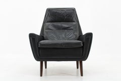 1970 Leather High Back Armchair , Denmark