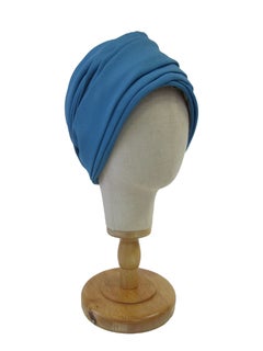 1970 Leslie James Cobalt Blue Turban