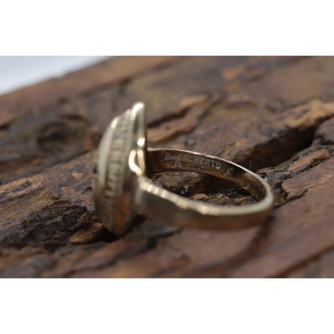 Women's 1970 Lincoln University Missouri Alumni Class Graduation ring. 10k Gold For Sale