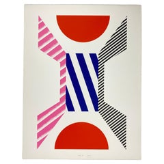 1970 Lithographie von Kumi Sugaï
