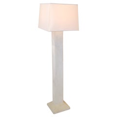 Lampe en plâtre sculpturale géométrique texturée emblématique Sirmos, mi-siècle moderne, 1970