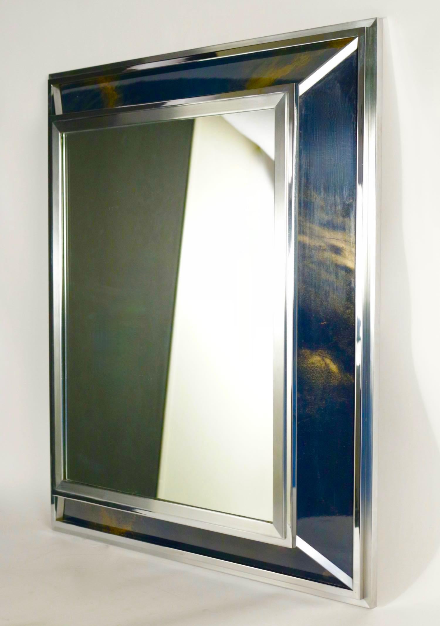 1970 Mirror by Maison Roche For Sale 1