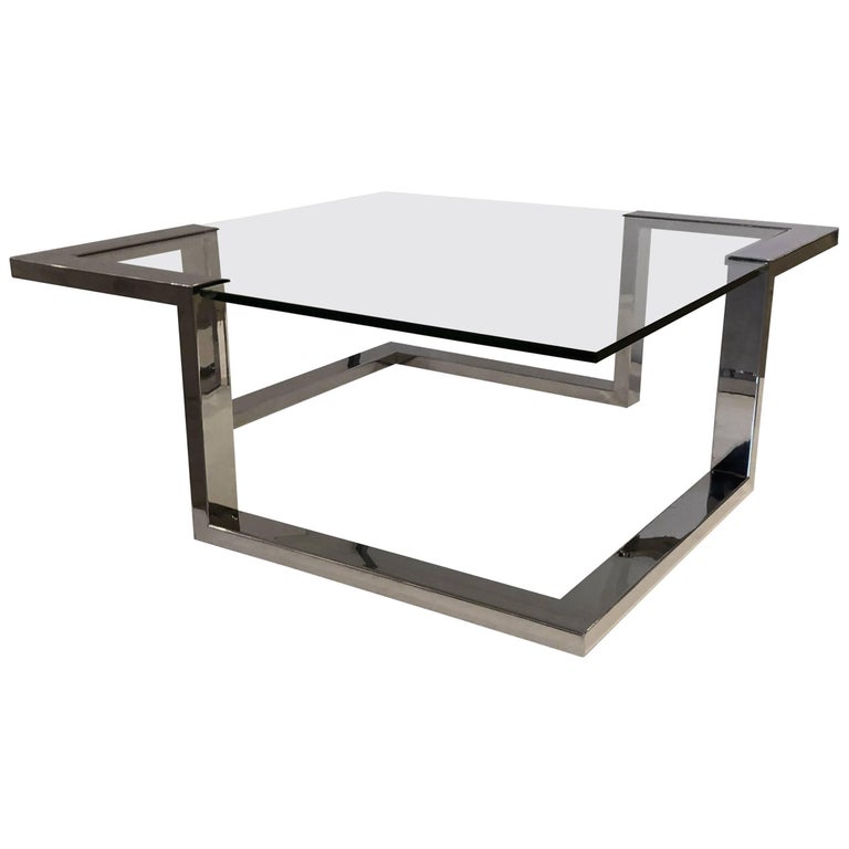 Modernist Coffee Table / Modernist French Coffee Table For Sale at 1stdibs / Bronze coffee tables, coffee tables.