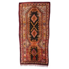 1970 Moroccan Taznakht Rug 4'4 x 9'