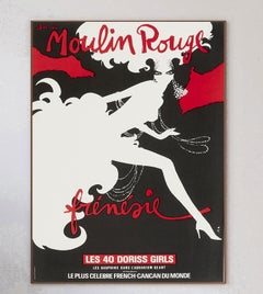 1970 Moulin Rouge Gruau Cartel Vintage Original