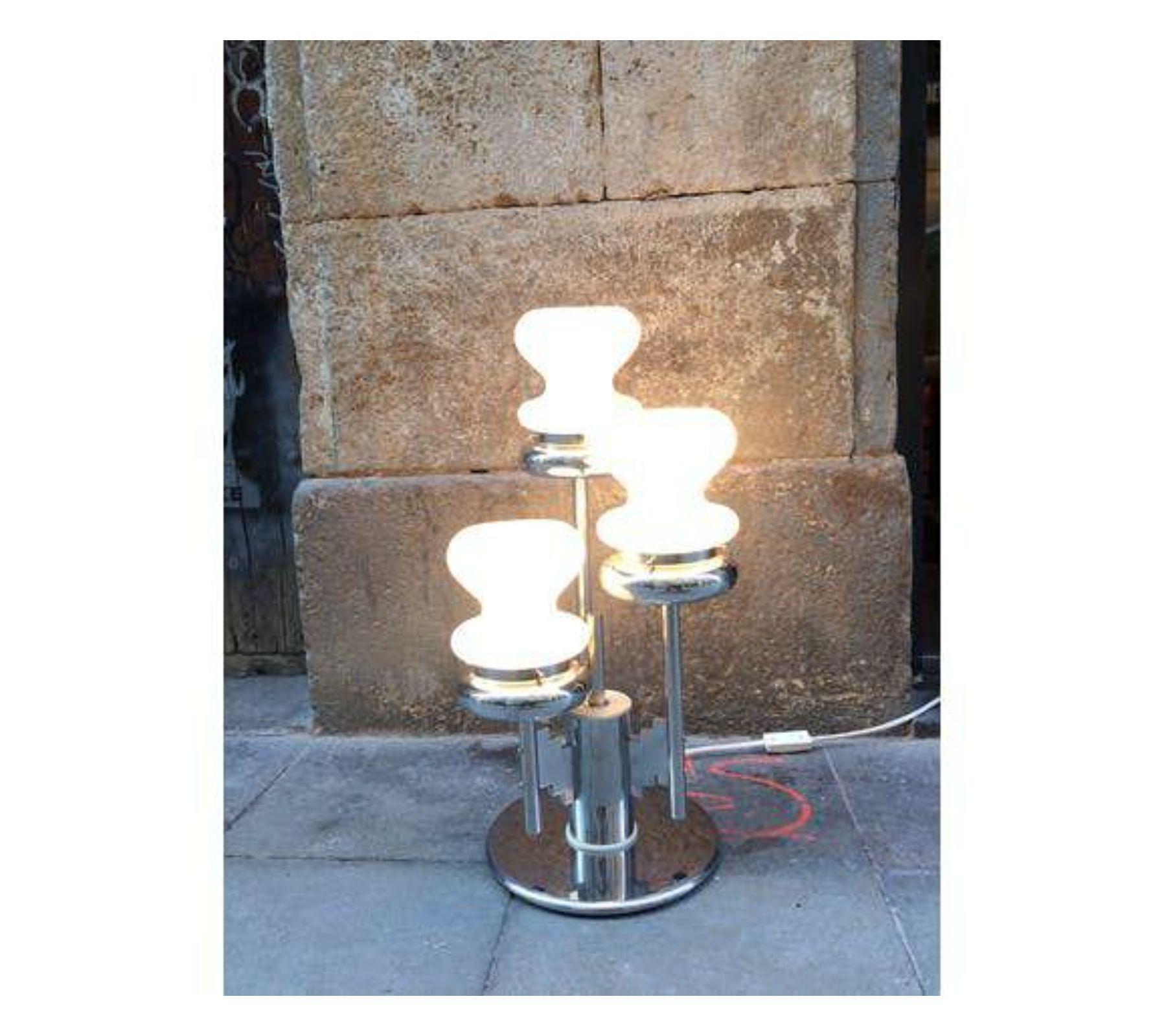 italien Lampe de table de Murano de 1970, attribuée à Gaetano Sciolari, Italie en vente