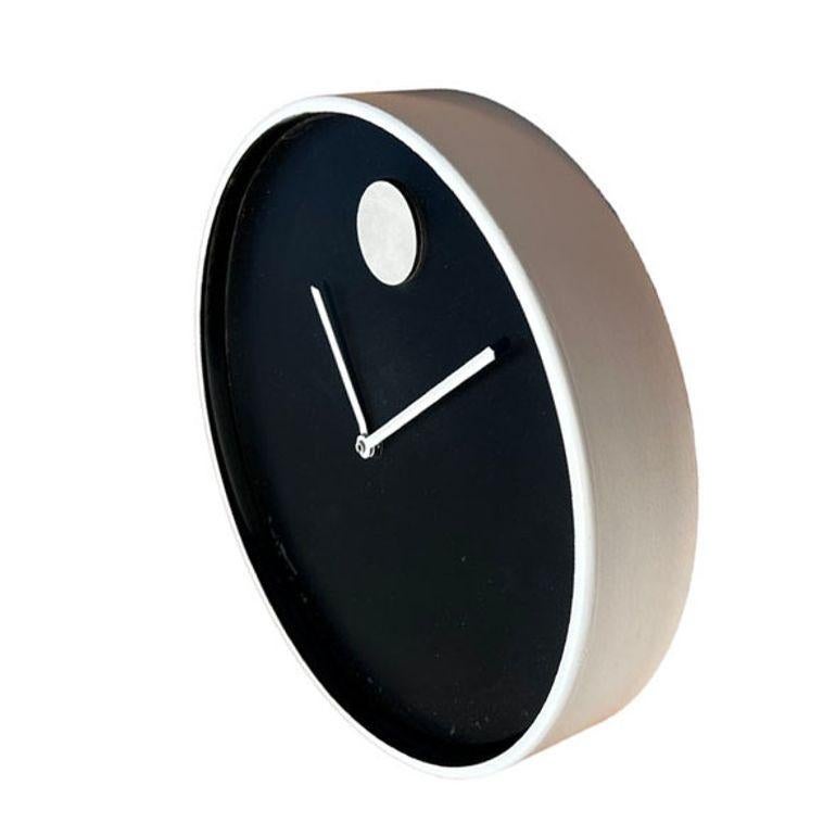 Reloj de pared Museum 1970 de Nathan Horwitt para Howard Miller en Bueno estado para la venta en Van Nuys, CA
