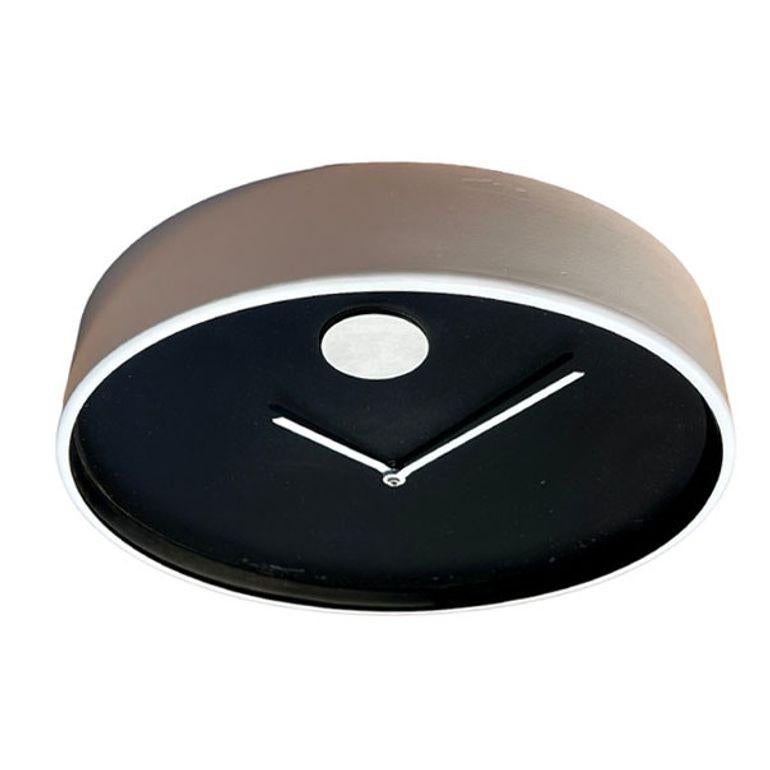 Reloj de pared Museum 1970 de Nathan Horwitt para Howard Miller Acero en venta