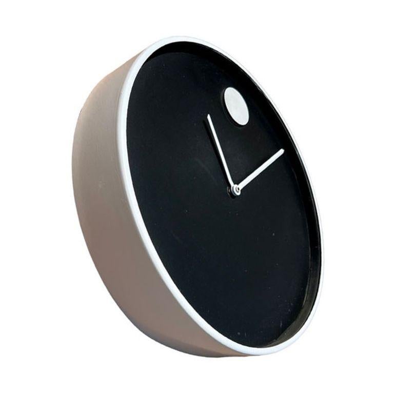 Reloj de pared Museum 1970 de Nathan Horwitt para Howard Miller en venta 1