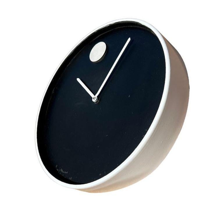 Reloj de pared Museum 1970 de Nathan Horwitt para Howard Miller en venta 3