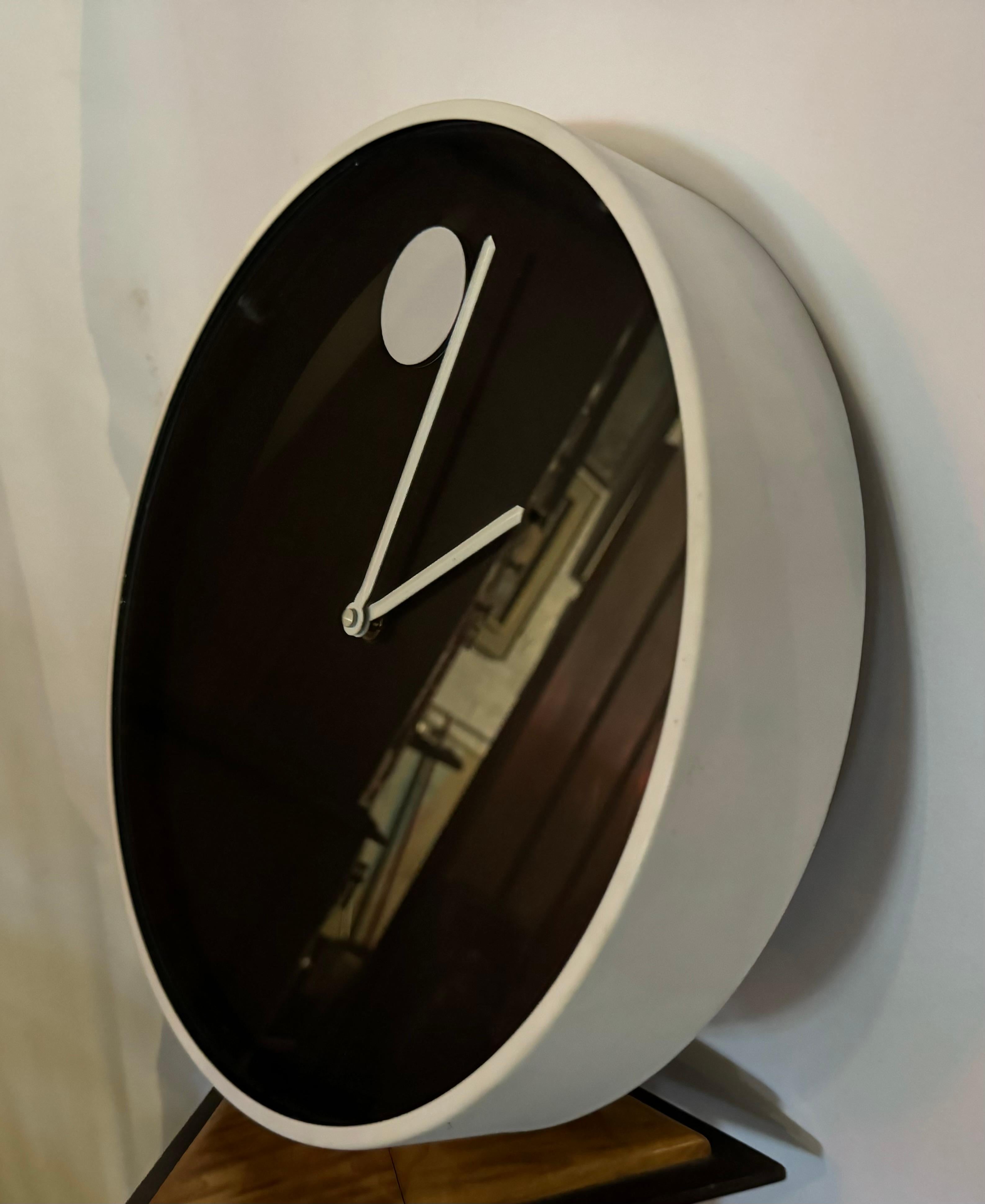 Reloj de pared Museum 1970 de Nathan Horwitt para Howard Miller/ POP MODERN SPACEAGE Era espacial en venta