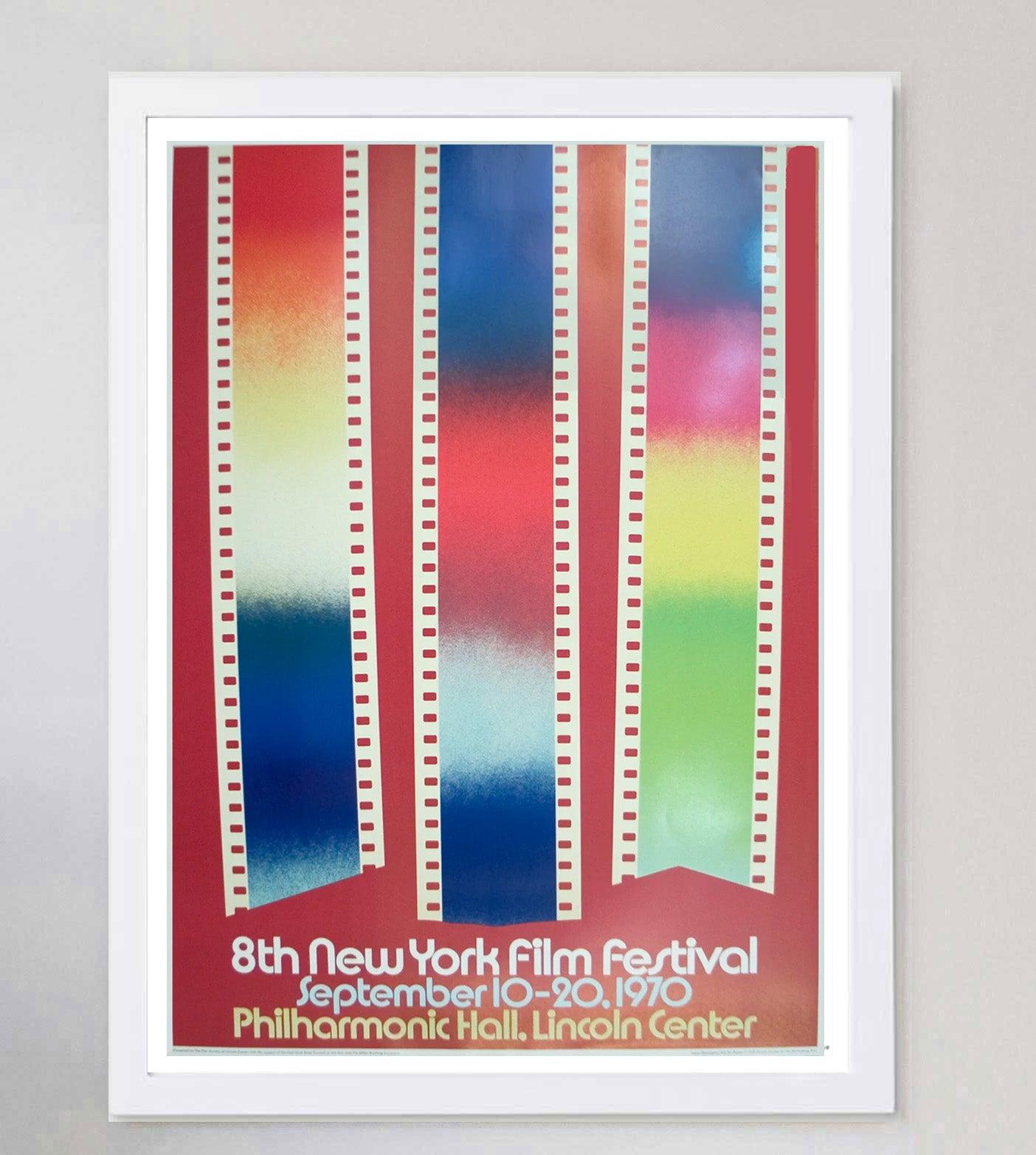 1970 New York Film Festival Rosenquist Original Vintage Poster In Good Condition For Sale In Winchester, GB