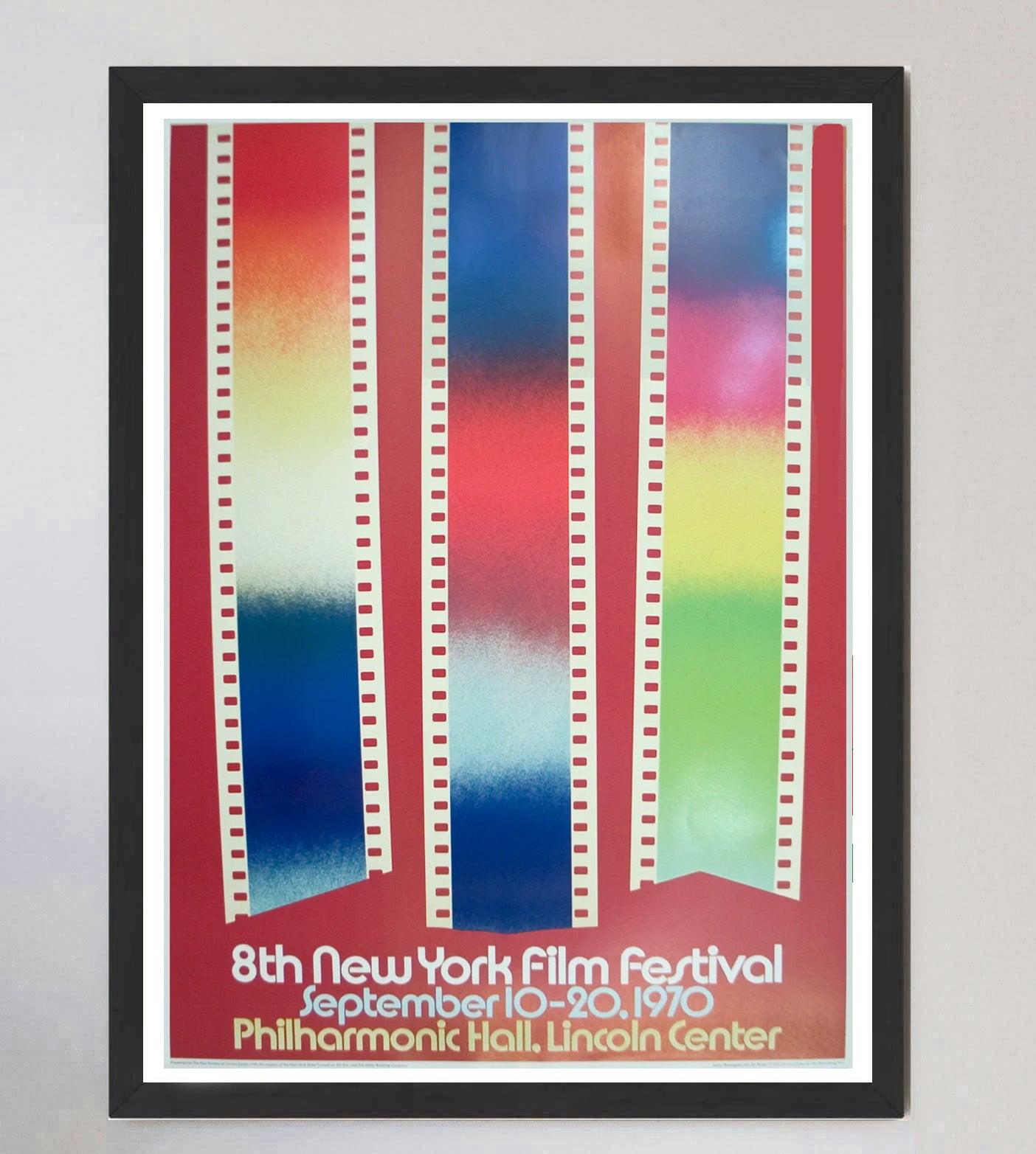 Late 20th Century 1970 New York Film Festival Rosenquist Original Vintage Poster For Sale