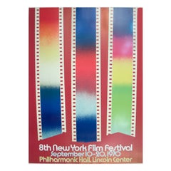 1970 New York Film Festival Rosenquist Original Vintage Poster