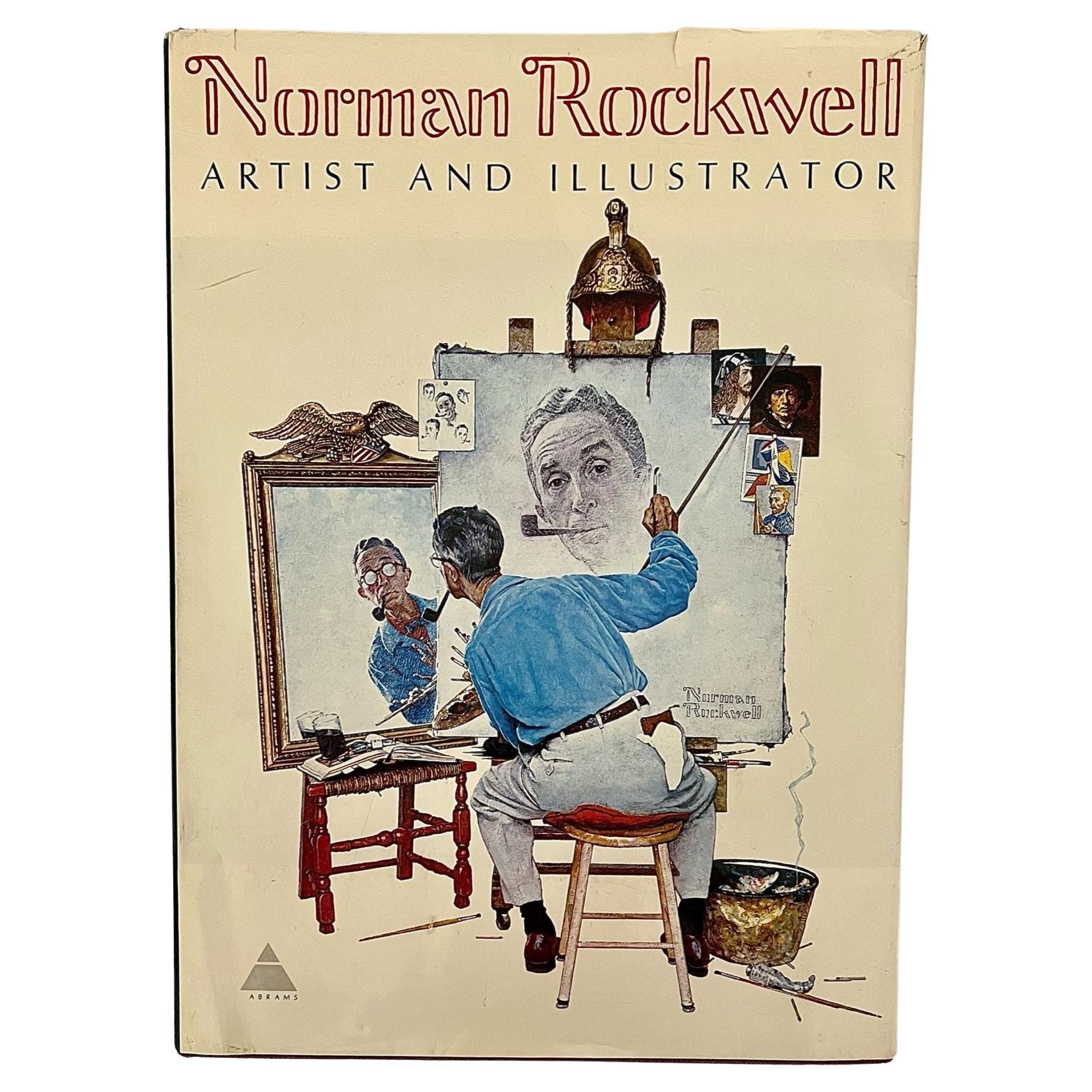 1970 Norman Rockwell: Künstler und Illustrator Übergroßes schweres Buch