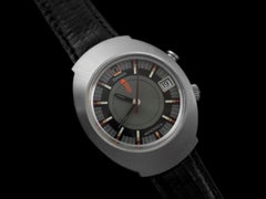1970 OMEGA SEAMASTER MEMOMATIC Vintage Massive Mens Retro Alarm Watch, SS