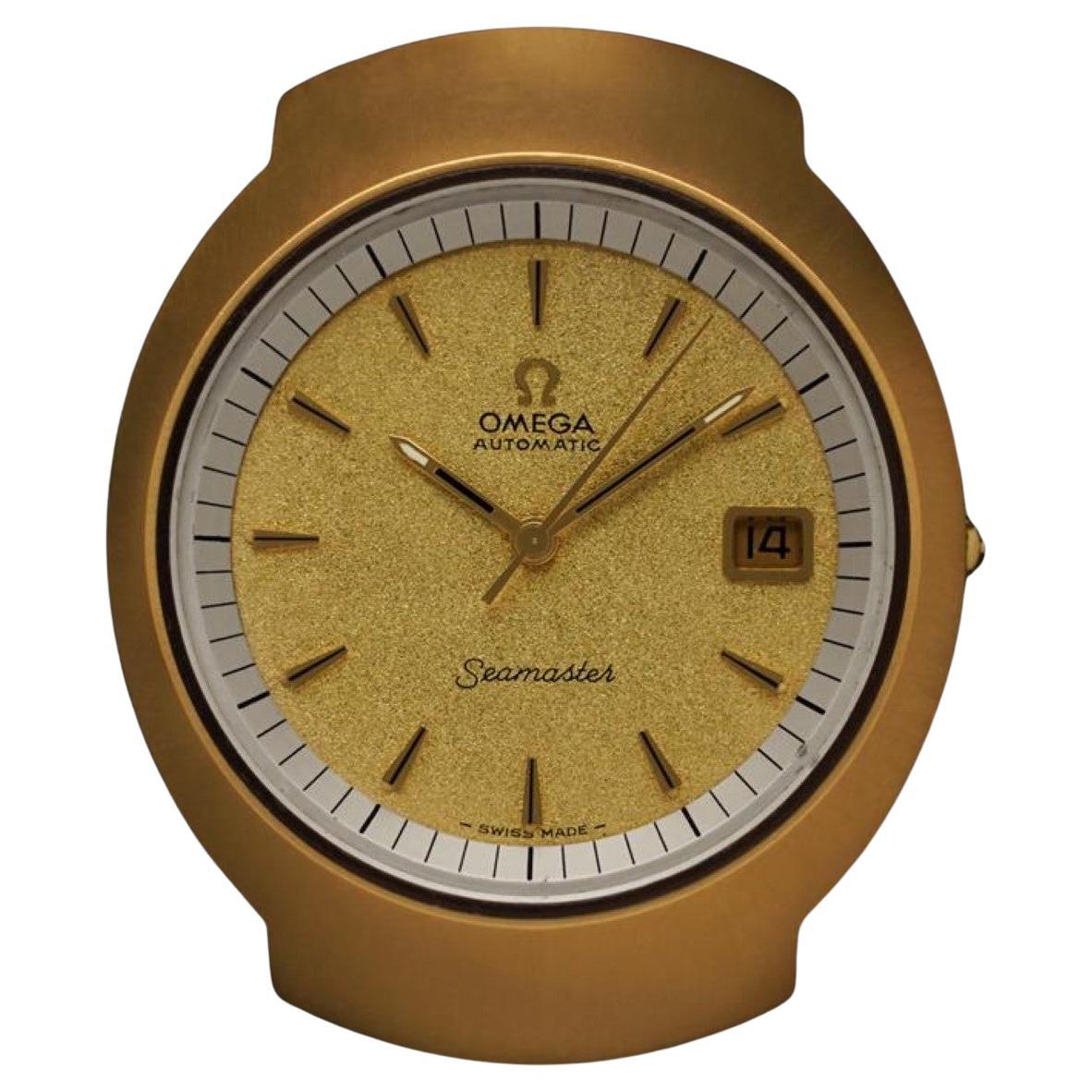 1970 Omega Seamaster Vintage Large Retro Mens Dive Watch with Date - SS