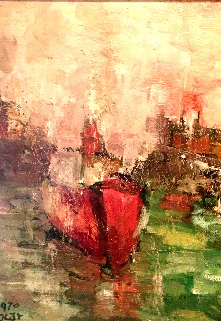 1970 Original Oil on Canvas Abstract Painting By, Emilan ... When you buy an original painting on artfinder you know that you will be receiving a unique art piece directly from the artist.