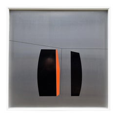 1970 Painting on Stainless Steel by Giorgio Tonti for Studio Zero Milano