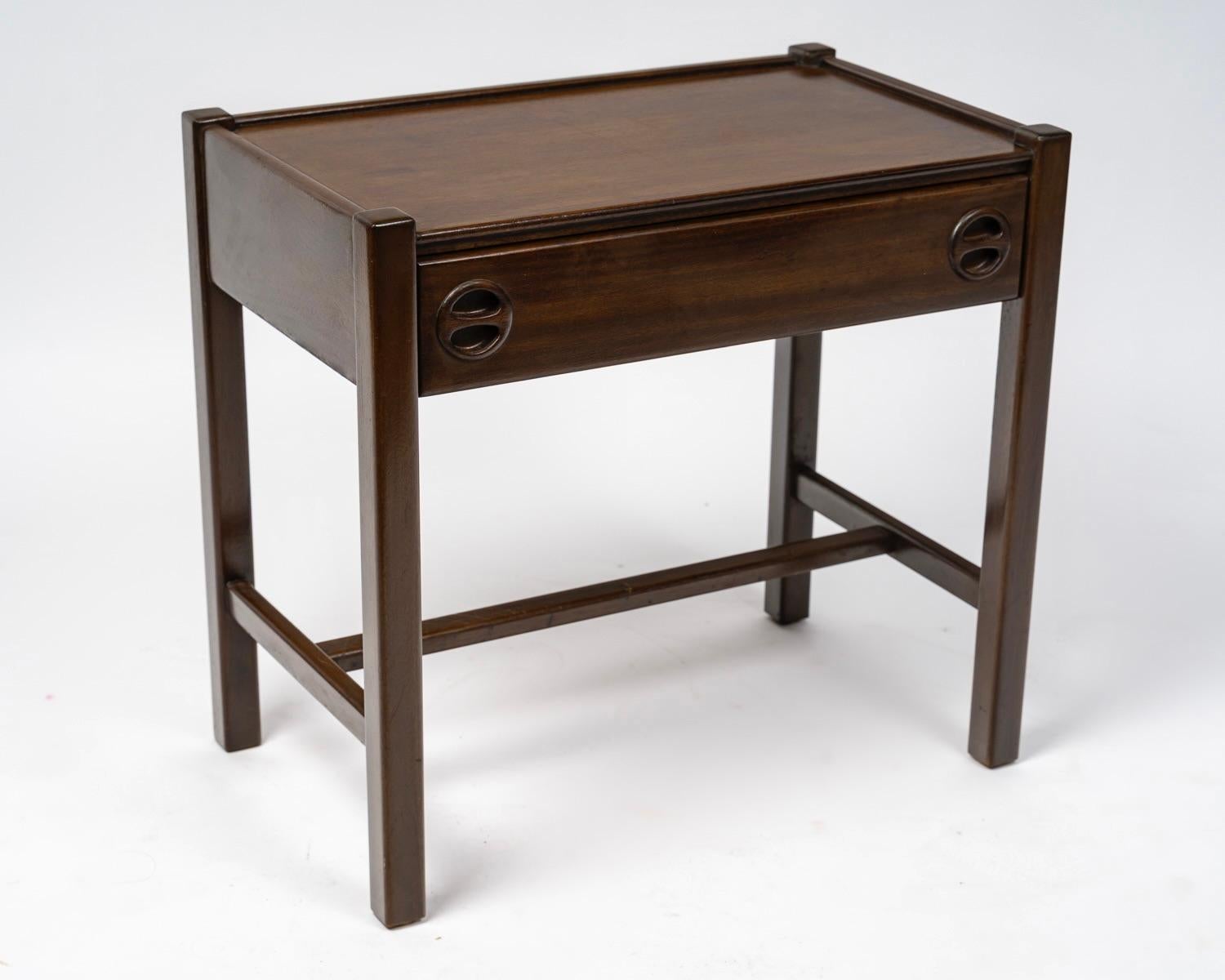 French 1970 Pair of bedside tables by Jacques Hauville for Roche Bobois For Sale