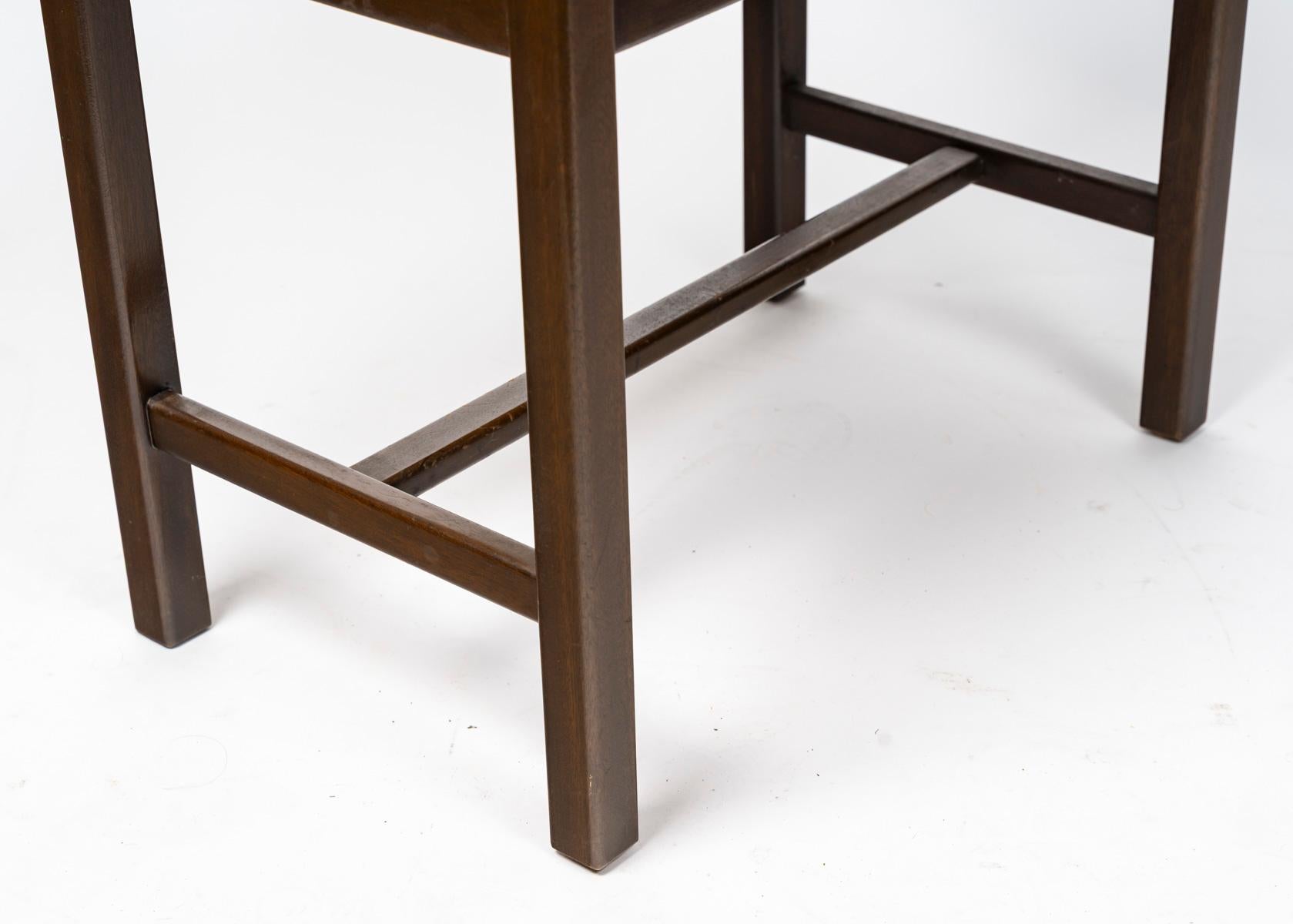 Mahogany 1970 Pair of bedside tables by Jacques Hauville for Roche Bobois For Sale