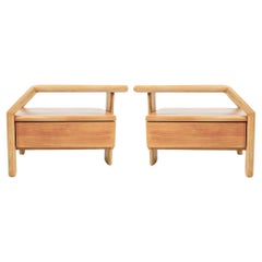 1970 Pair of bedside tables by Maison Roche