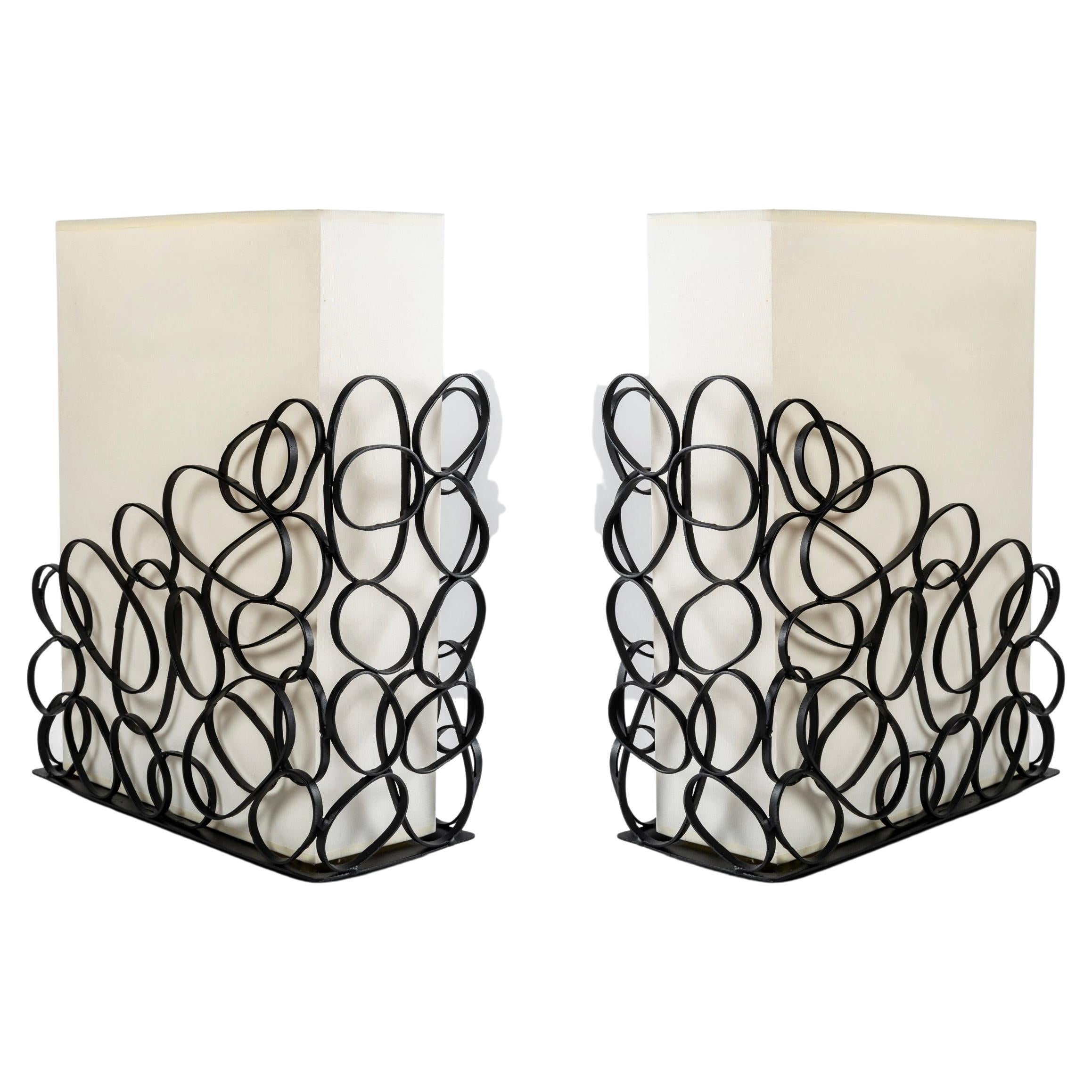 1970 Pair of Lamp Roche Bobois For Sale