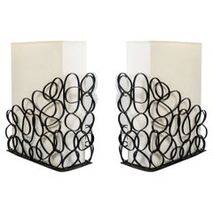 Retro 1970 Pair of Lamp Roche Bobois